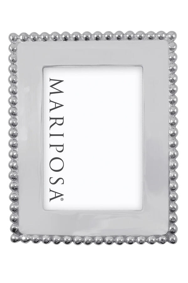 Pearled Engravable Picture Frame, 5x7