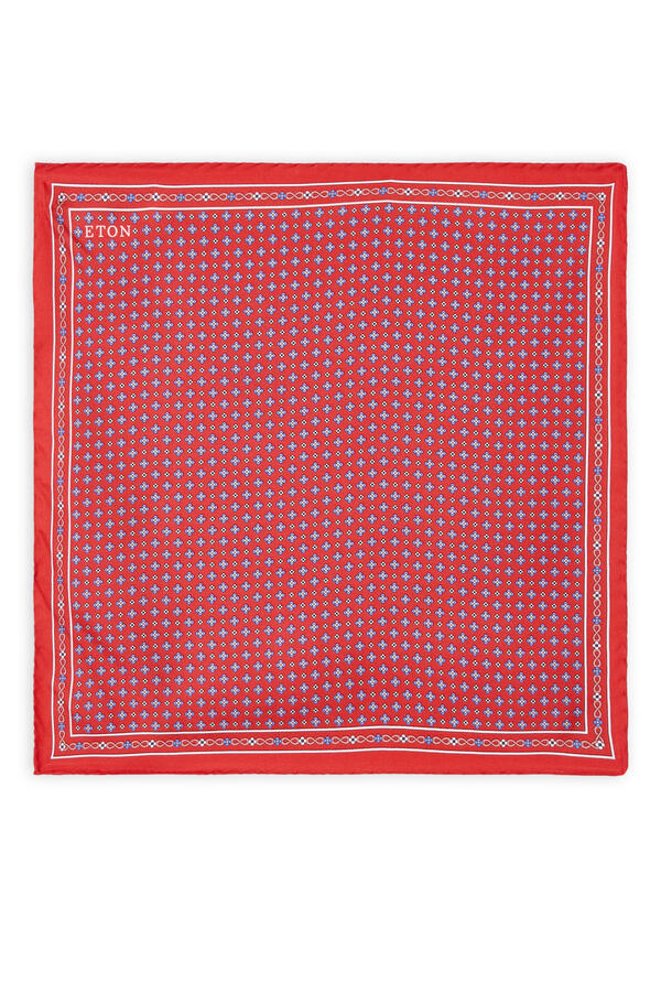 Floral Silk Twill Pocket Square