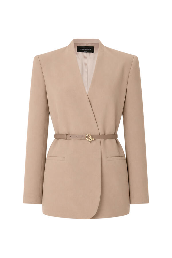 Belted Blazer