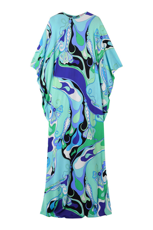 Printed Jersey Kaftan