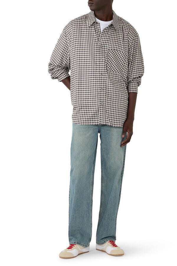 Straight Denim Pants