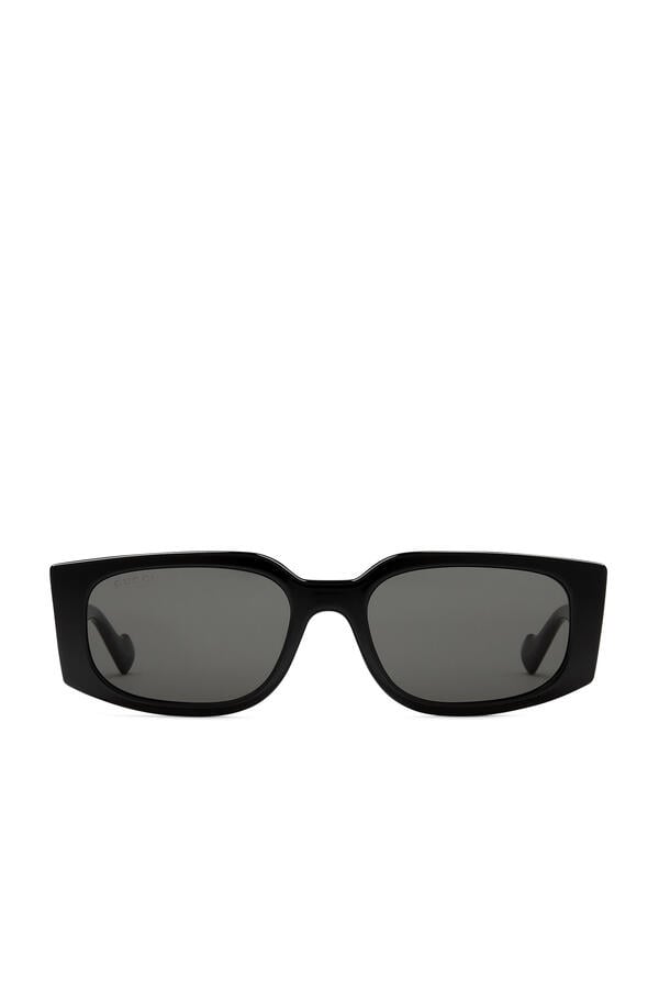 Double G Detail Rectangular-Frame Sunglasses