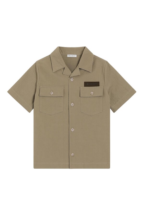 Kids Seersucker Shirt 