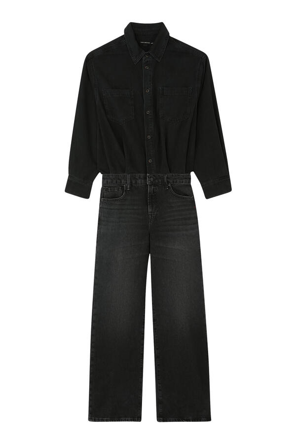 Denim Shirt Jumpsuit 