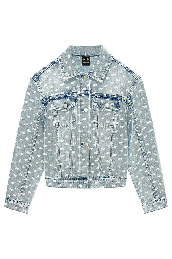 Allover Print Blouson Jacket