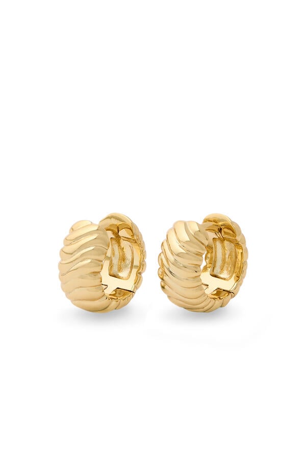 Waves Hoop Earrings