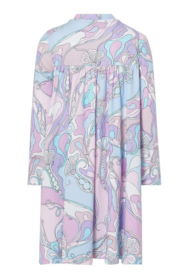 Kids Marmo-Print Dress