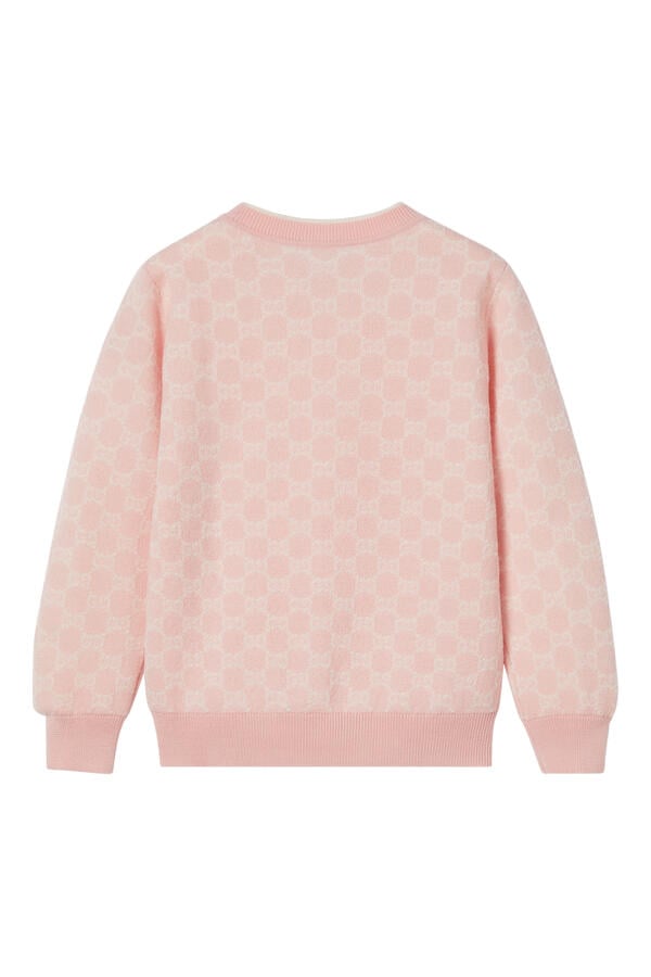 Kids GG Wool Jacquard Sweater