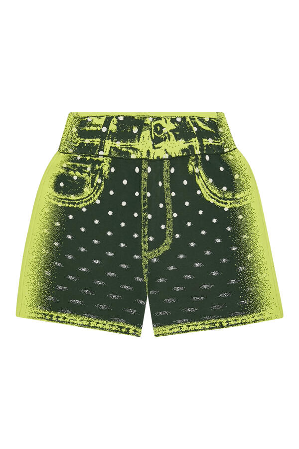 Olivia Fake Denim Shorts