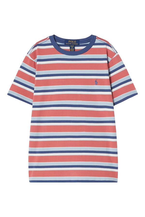 Kids Striped Cotton Jersey T-Shirt 