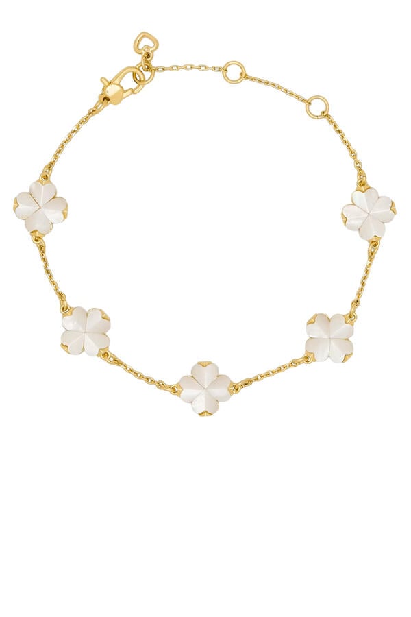 Spade Flower Scatter Bracelet