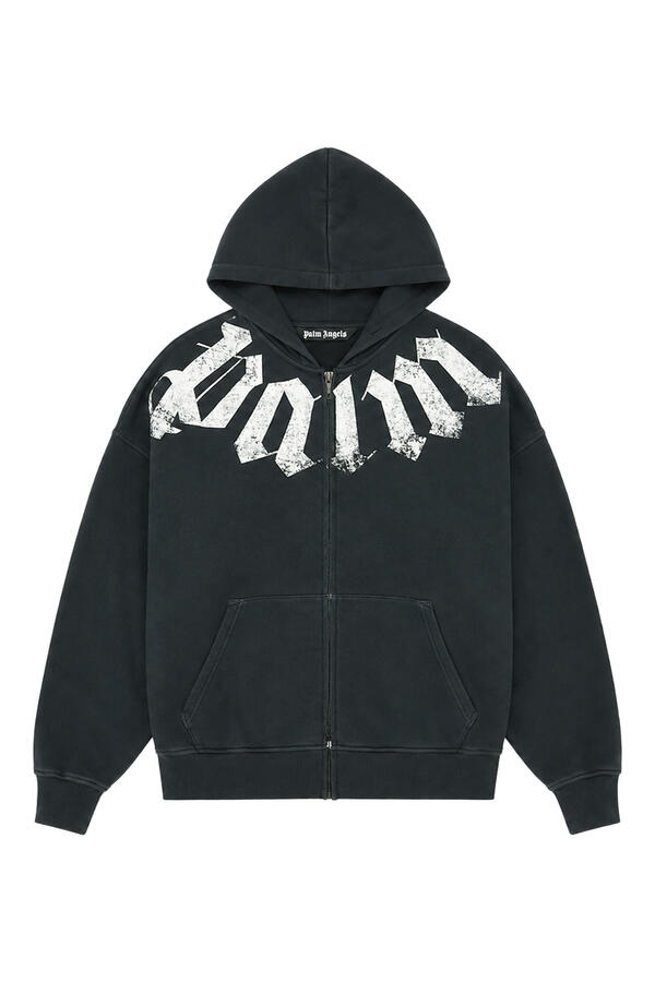 Big Neck Logo Zip Hoodie