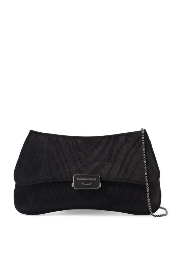 Fluid Velvet Clutch Bag