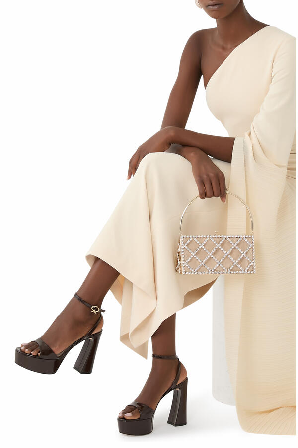 Nancy 70 Platform Sandals in Patent Leather