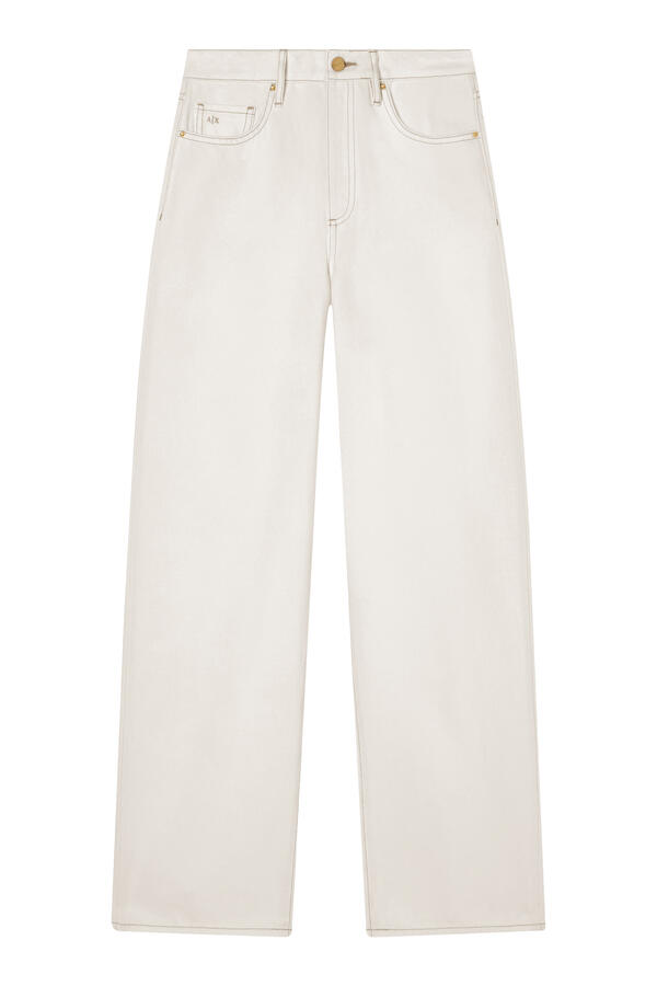 Relaxed Fit Optic White Jeans 