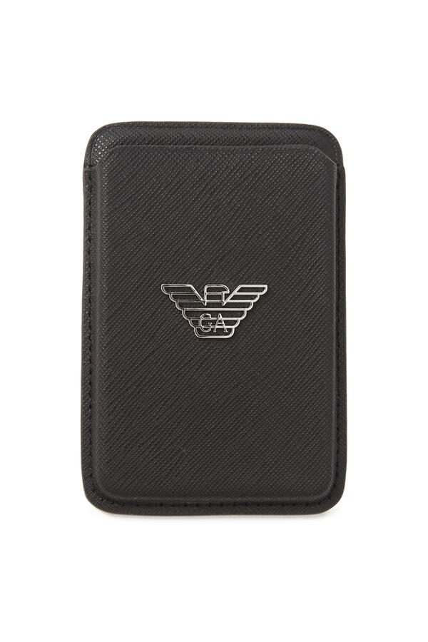 Regenerated Saffiano Magnetic Card Holder