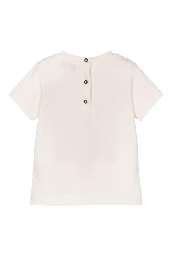 Kids Zigzag Logo Print T-Shirt