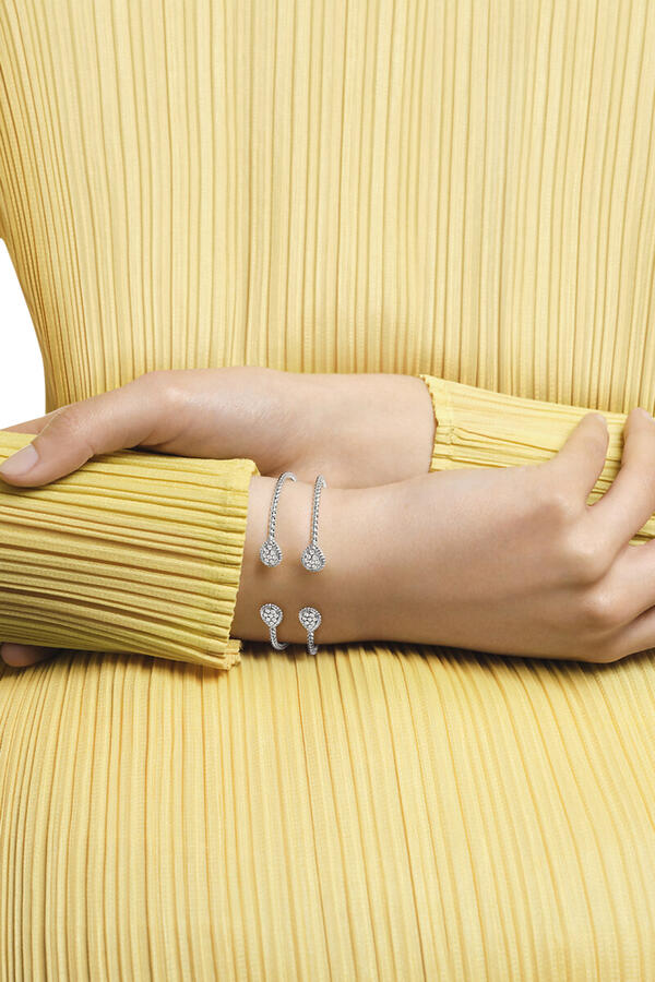 Serpent Boheme Bracelet, 18k White Gold & Diamonds