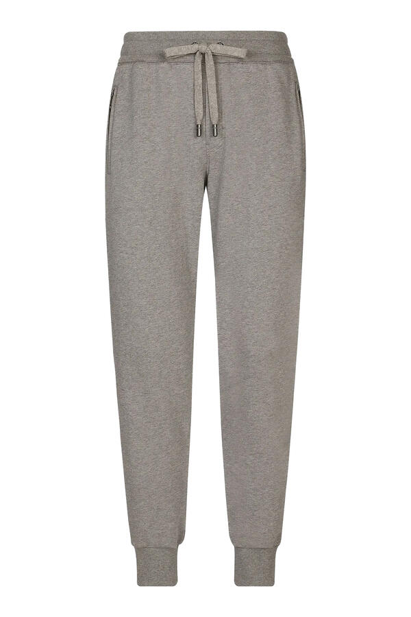 Jersey Jogging Pants with Branded Tag