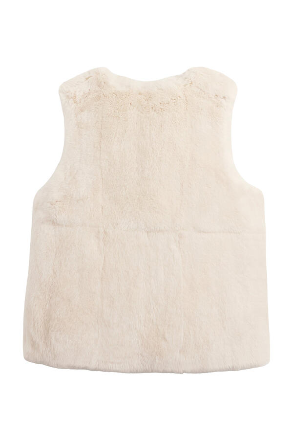Kids  Rabbit Fur Gilet