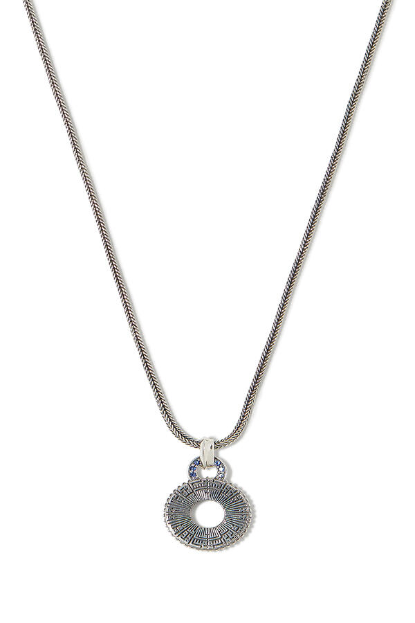 Faith Necklace, Sterling Silver & Sapphire