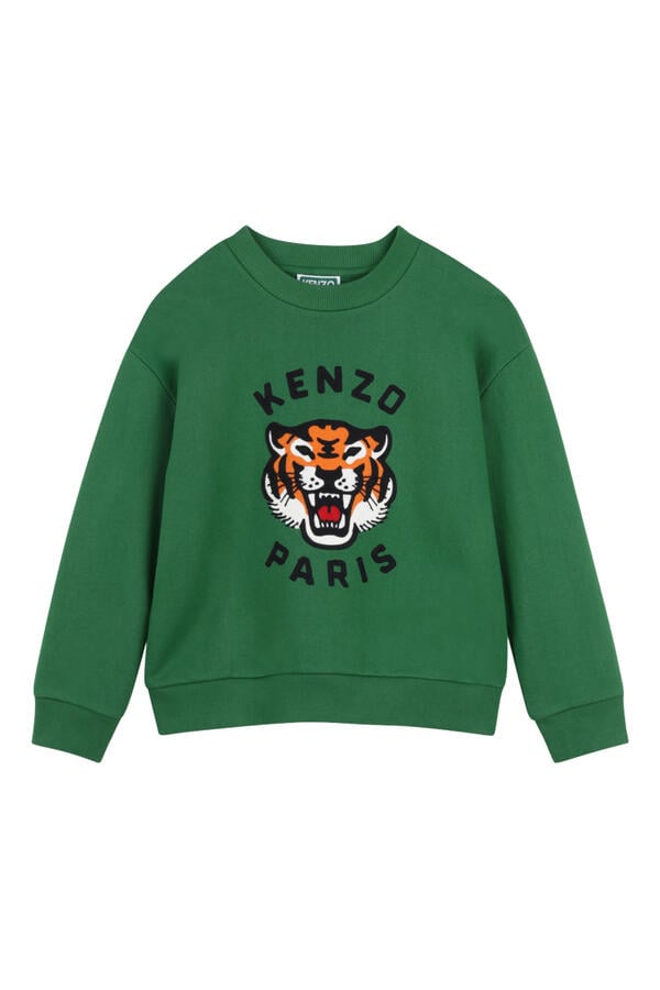 Kids Tiger-Motif Sweatshirt