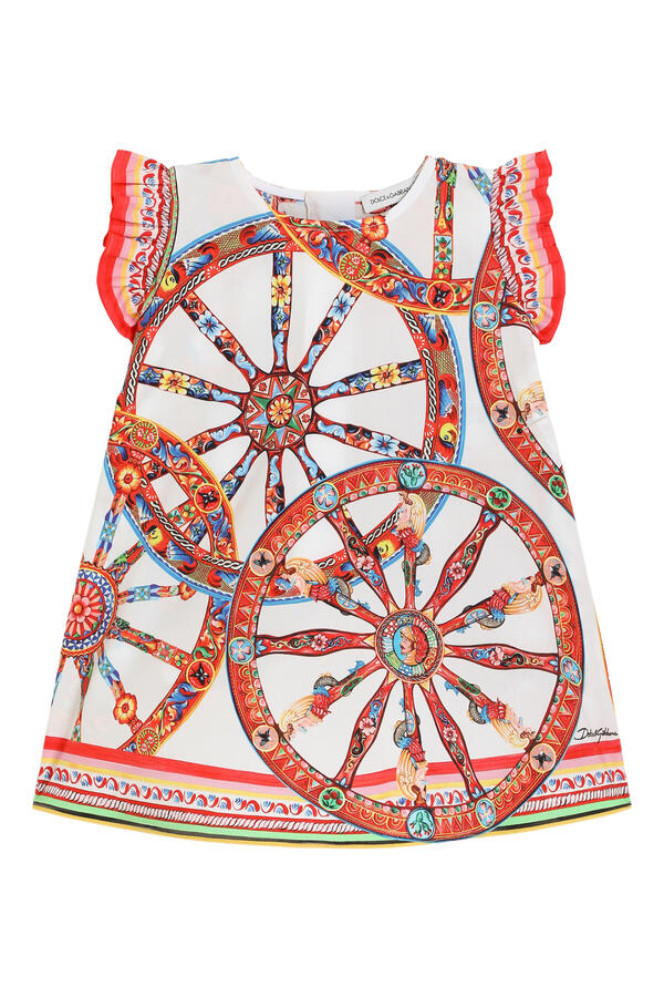 Kids Carretto-Print Dress