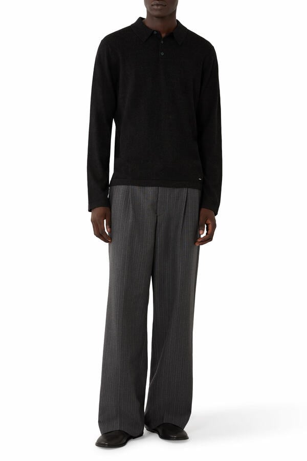 Reynolds Knit Polo Sweatshirt