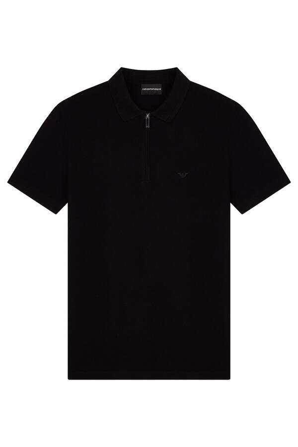 Partial Zip Polo Shirt