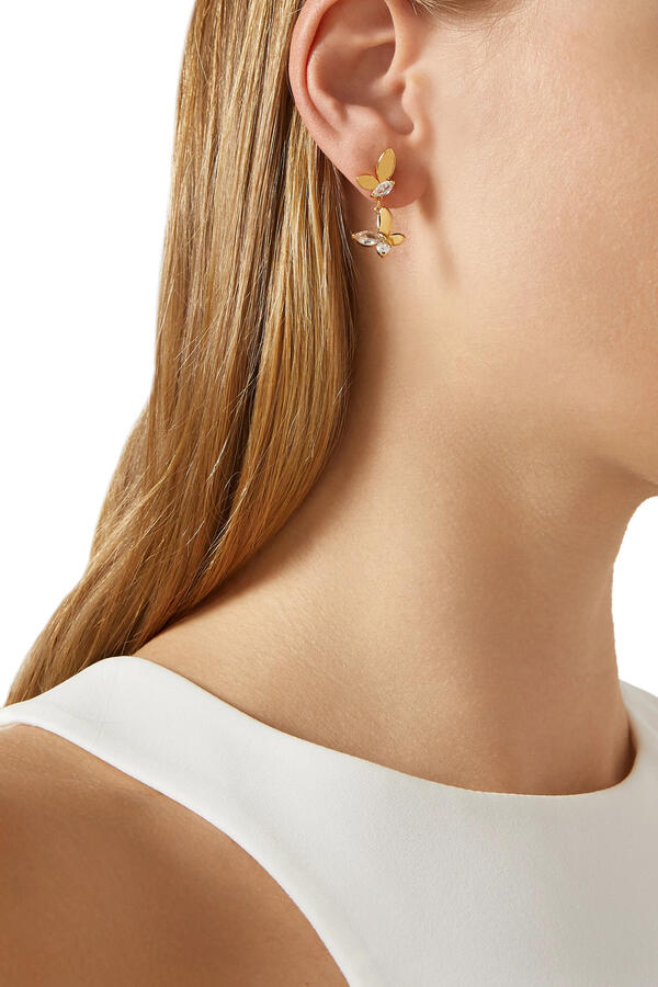 Social Butterfly Drop Earrings
