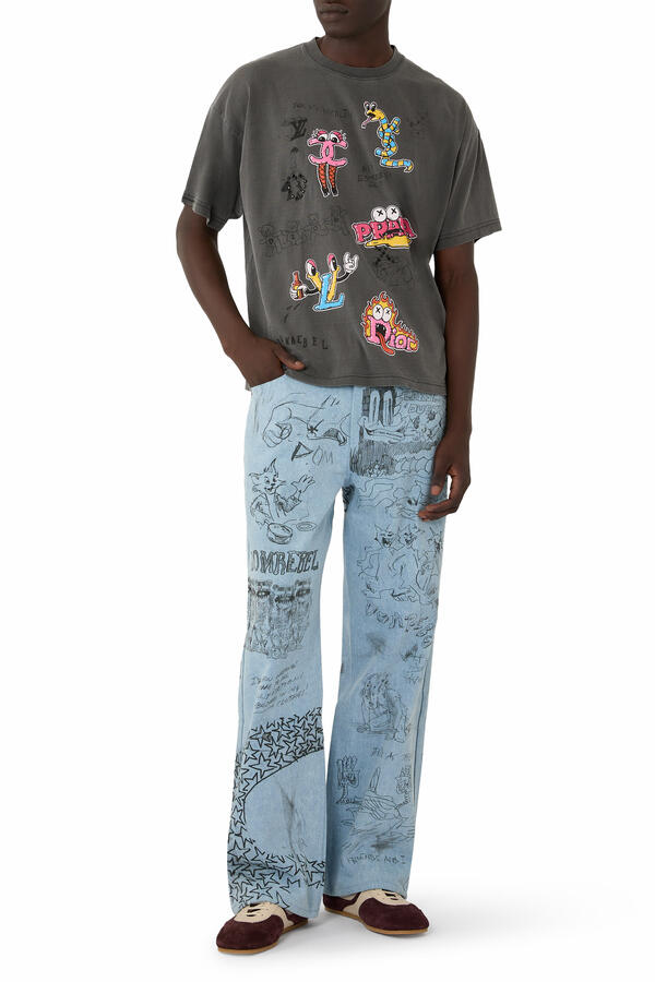 Sketchy Bootcut Jeans