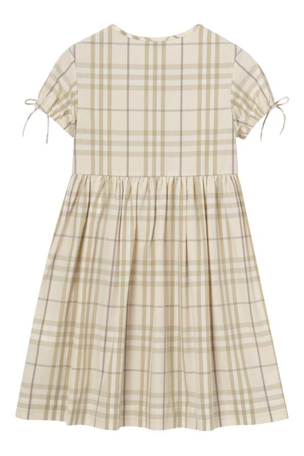 Kids  Check Cotton Dress 