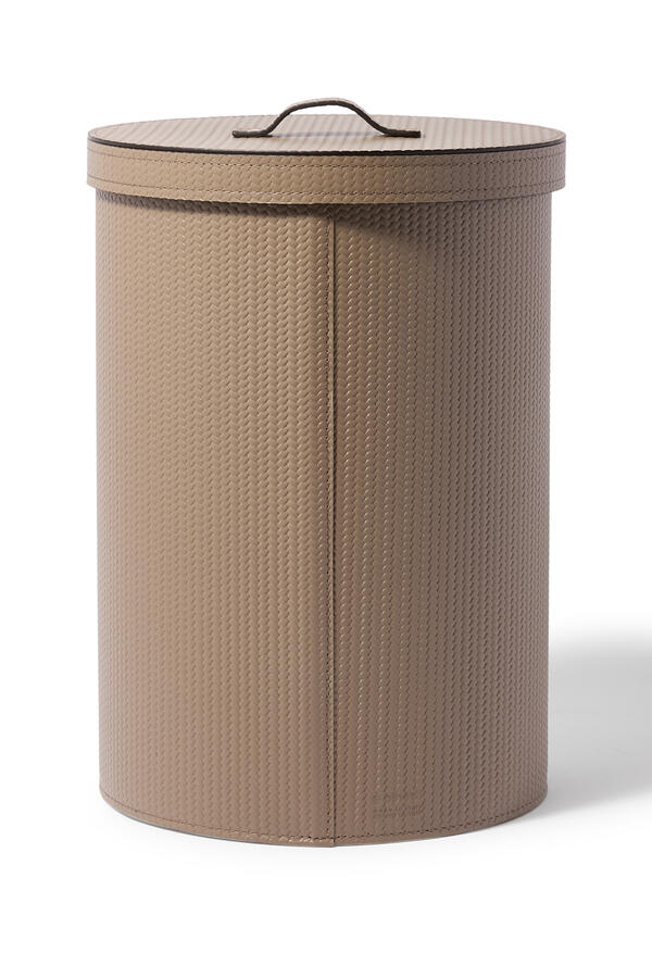 Woody Round Waste Bin