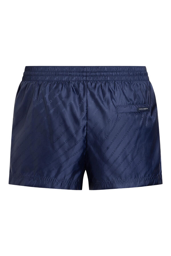 Jacquard Logo Swim Boxers