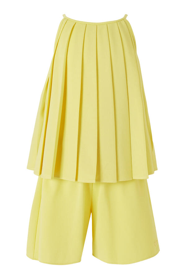 Kids Pleated Top & Shorts Set