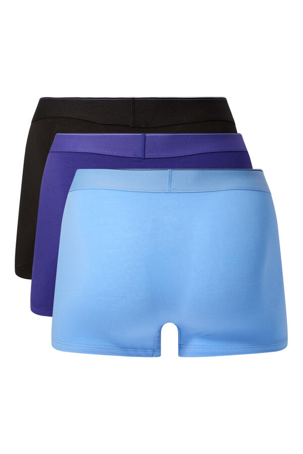 Graphic Monogram Cotton Stretch Trunks, Set of 3