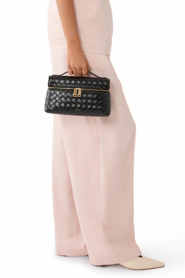 Thea Weave Texture Top Handle Bag