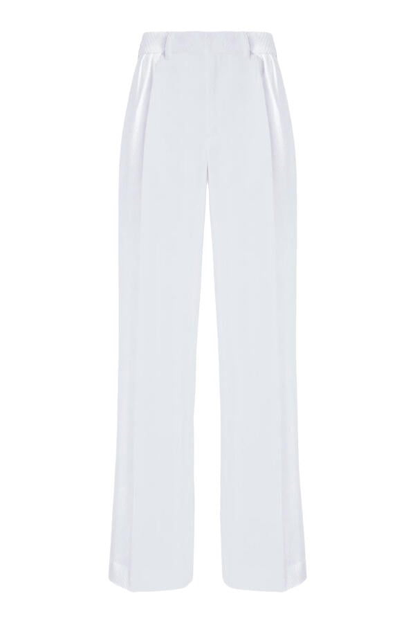 Tone-On-Tone Zigzag Classic Trousers