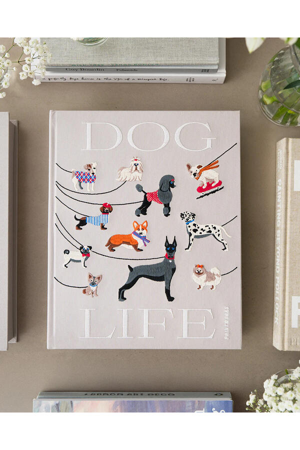 Dogs Embroidered Photo Album