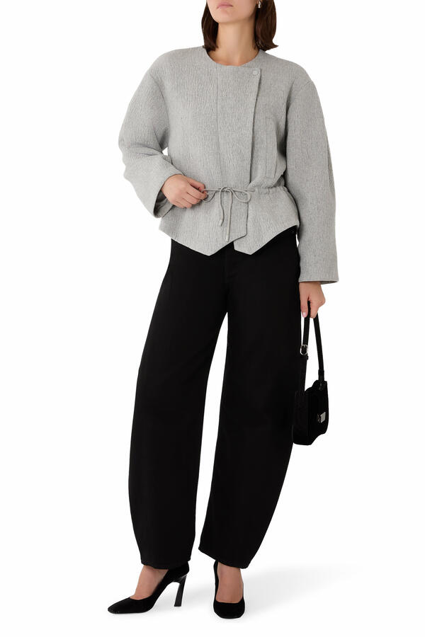 Wool Seersucker Blouson
