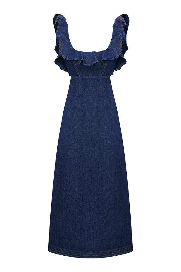 Aster Frill Midi Dress
