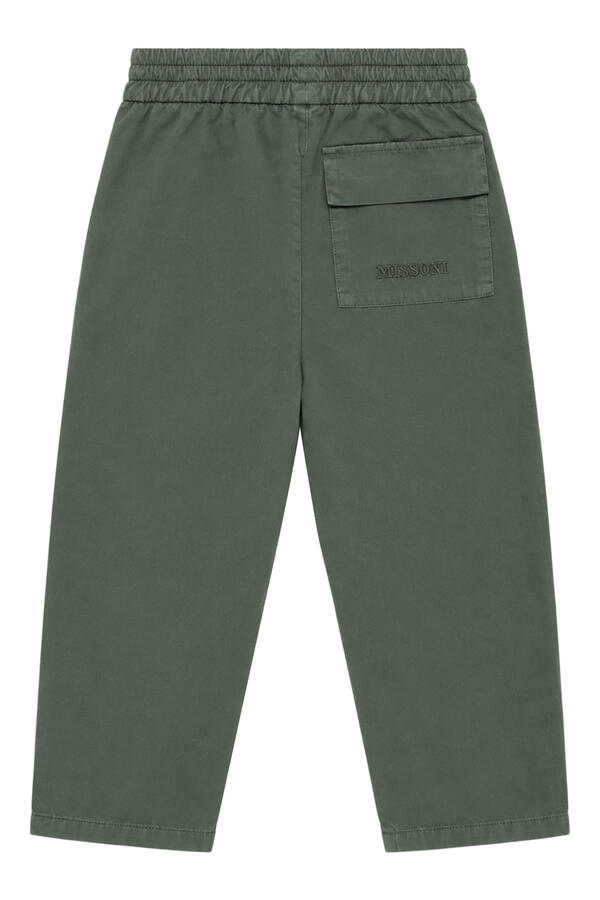 Kids Cotton Logo Pants