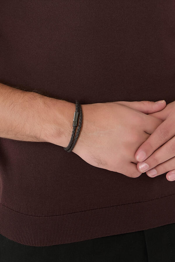Pop Rigato Pelle Double Wrap Bracelet
