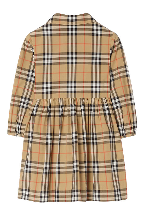 Kids Check Cotton Dress 