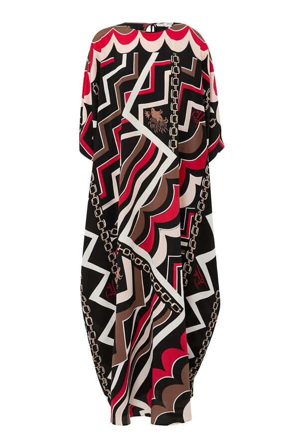 Istrice Print Long Kaftan