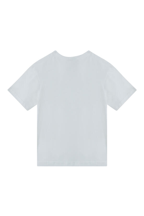 Jersey T-Shirt with Logo Tag