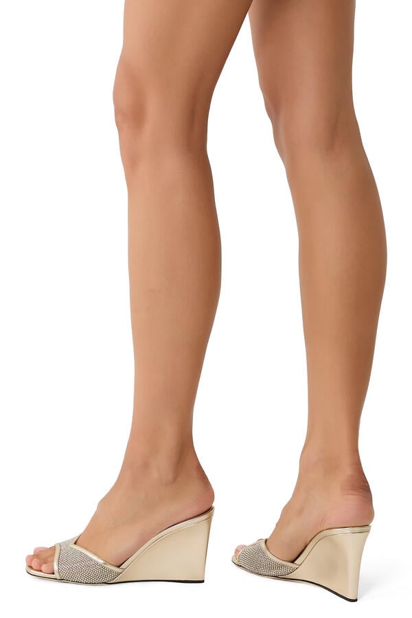 حذاء سكاي بكعب ويدج 85 