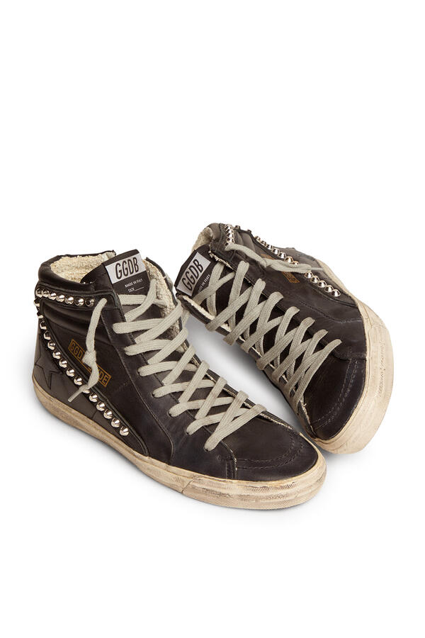 Slide High-Top Sneakers