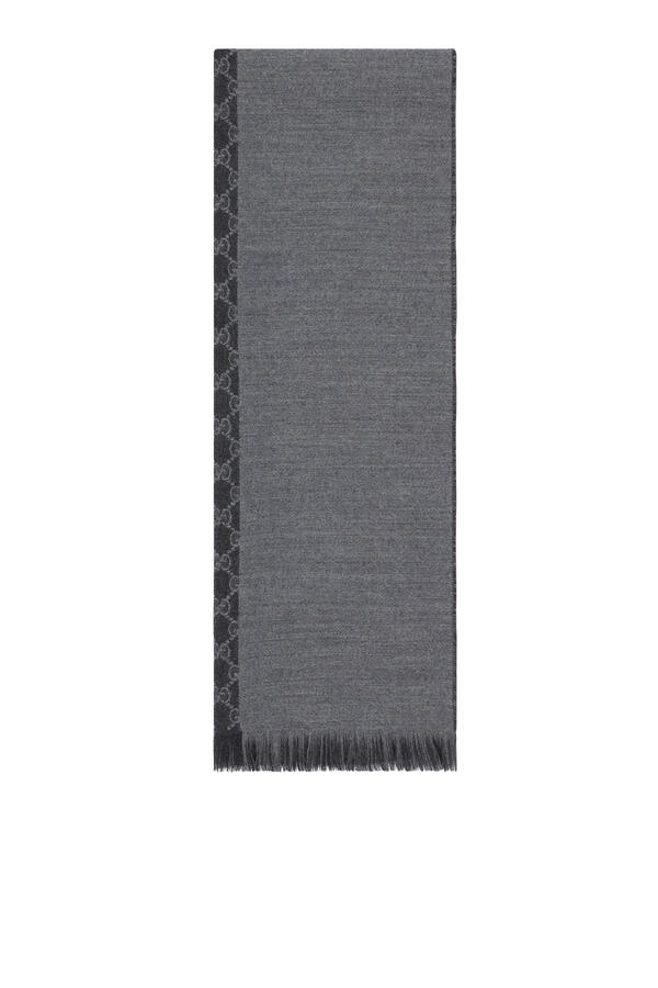 GG Wool Jacquard Scarf