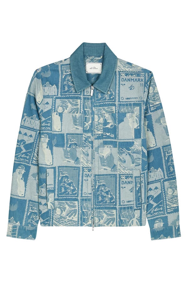Stamp Jacquard Jacket